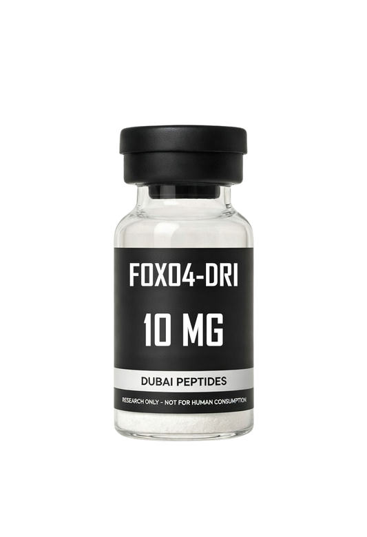 FOXO4-DRI senolytic research peptide vial – Dubai Peptides UAE