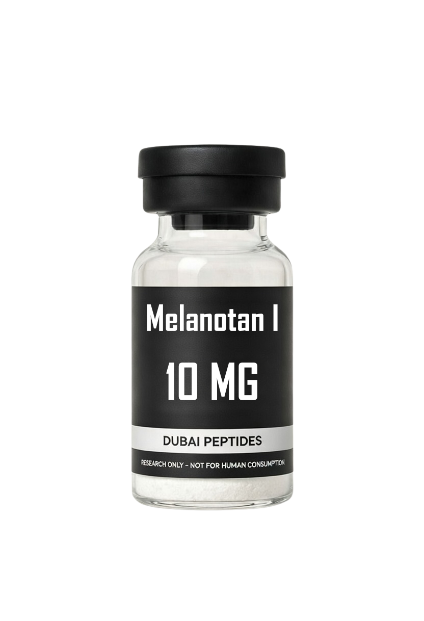 Melanotan I afamelanotide alpha-MSH research peptide vial – Dubai Peptides UAE