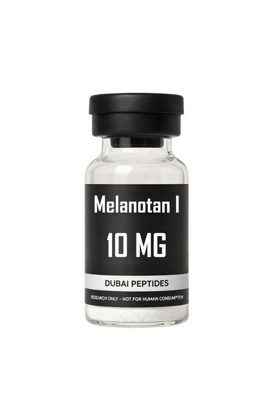 Melanotan I afamelanotide alpha-MSH research peptide vial – Dubai Peptides UAE